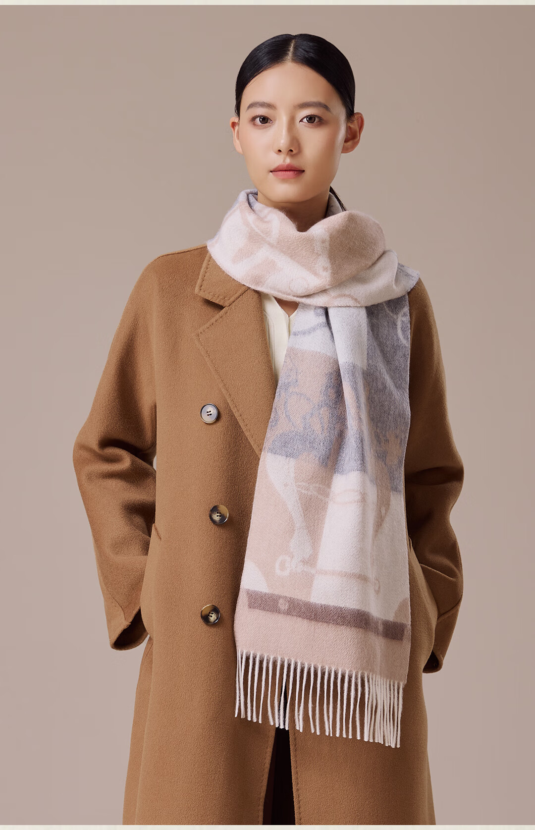 Shanghai Story 100% Cashmere Scarf for Women Autumn Winter New Extended Shawl Gift Box Mother's Day Birthday Gift for Mom 11