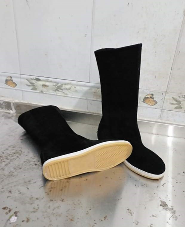 新款古装皇帝靴子唐朝大臣靴子古代鞋子男女官靴皇上龙靴道具布靴品质