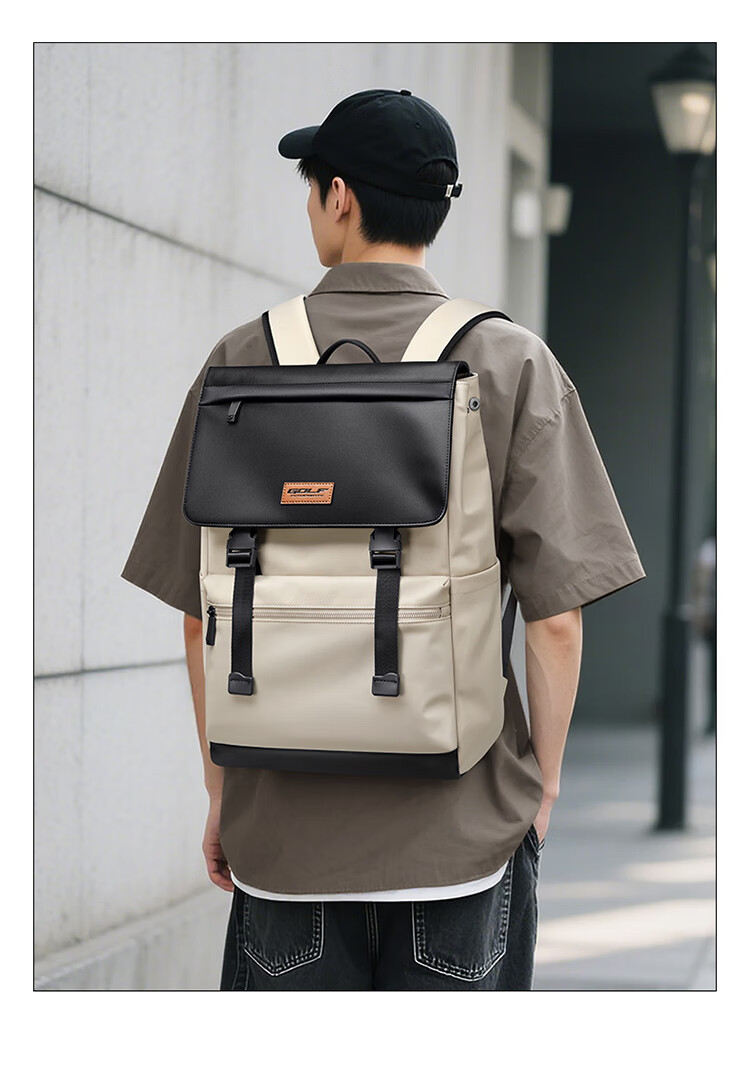 GOLF Casual Lightweight Men's Backpack Multifunctional Travel Bag Business Student School Bag 16-inch Laptop Bag 6
