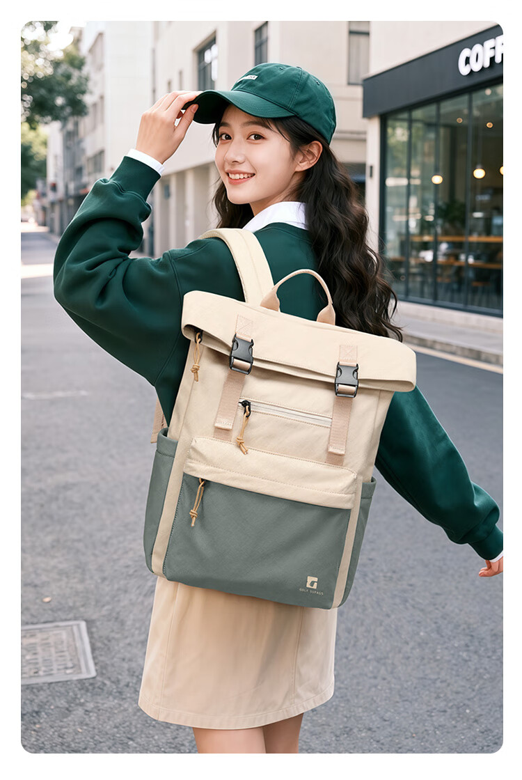 GOLF Lightweight Laptop Backpack for Men and Women, Stylish 14/16 Inch Notebook Travel Bag, Student School Bag 6