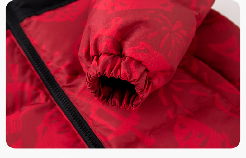 Dudu Kids Children's Down Jacket Winter New Year Baby Tang Suit Down Coat Boys Winter Top Red 110 4