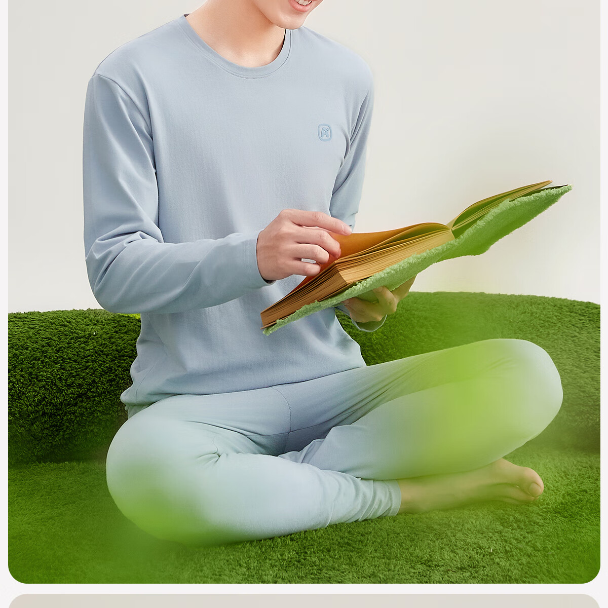 COCO SMART Youth Thermal Underwear Set Thin Modal Autumn Shirt and Pants 2025 Teen Middle School Student Pajamas for Boys 6