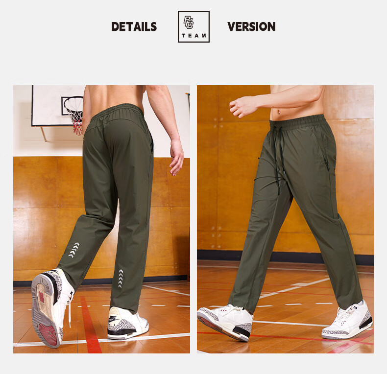 BKCXZICE Men's Sports Pants American Style Reflective Arrow Casual Long Pants Autumn Winter High Elastic Quick-Dry Cooling Running Fitness Basketball Pants 12