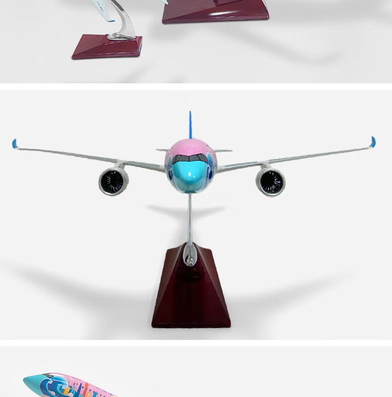 CHINA SOUTHERN Airplane Model Passenger Aircraft Static Display A350-47 Vitality Bay Area Children's Day Gift 5