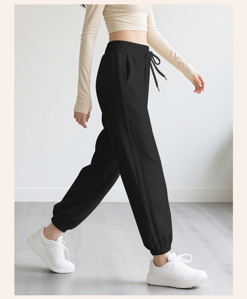 Baleno Women's Fleece Lined Jogger Pants Autumn Winter 2025 Thickened Warm Slim Casual Sweatpants Slimming Sports Pants 7