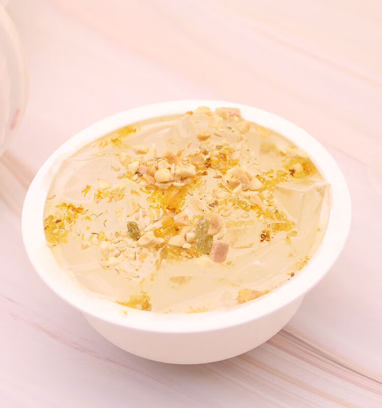 即食冰粉四川宜宾特产小吃红糖味桂花味冰粉凉糕葡萄泉冰粉带配料