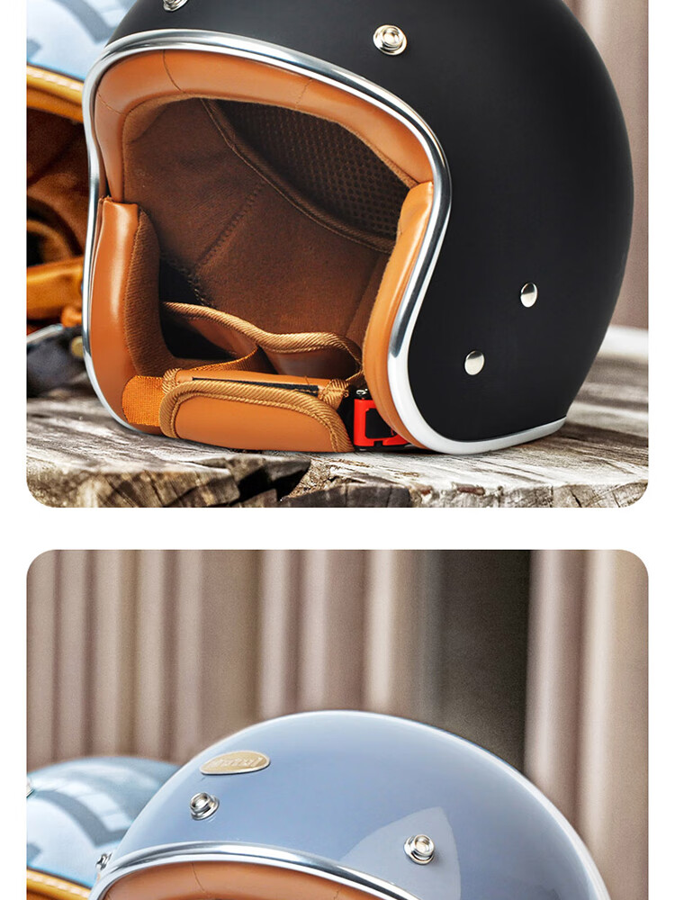V Electric Motorcycle Helmet 3C Certified Unisex Commuter Safety Helmet Four-Season Lightweight Retro Half Helmet Pink Fits 57-60CM 11