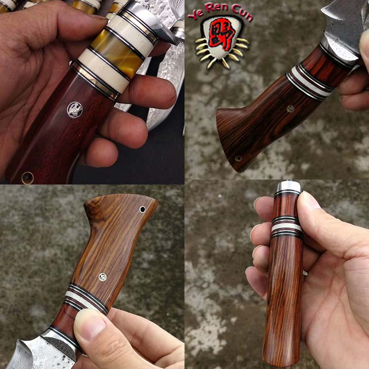 刀柄护手 刀档不锈钢头 钢尾 刀友diy配件 压铸件 刀柄配件 8号不锈钢