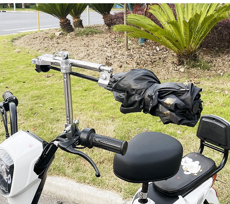 电动车雨伞固定架自行车单车婴儿车推车伞架遮阳防晒伞撑神器电瓶车