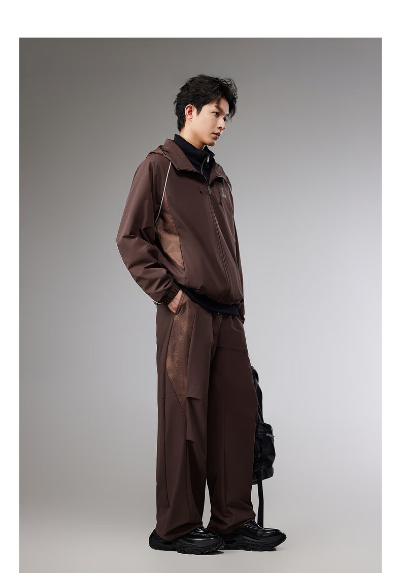 CABBEEN 70D Nylon Mountaineering Fabric Casual Men's China Rocket Collaboration Thick 3D Printed Winter 2025 Jacket 5
