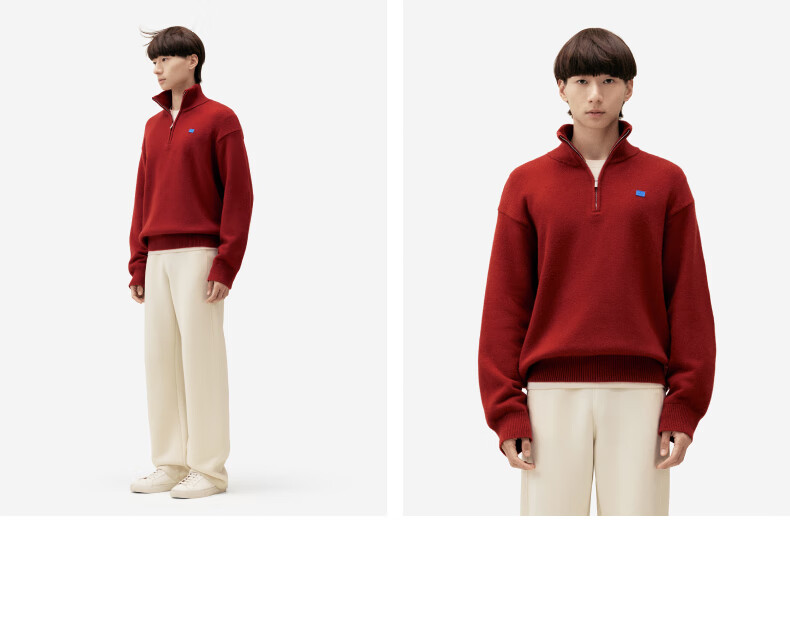 Bananain Repi502++ Unisex Thermal Half-Zip Pullover Sweater Autumn Winter Warm Base Layer Long Sleeve Top 11