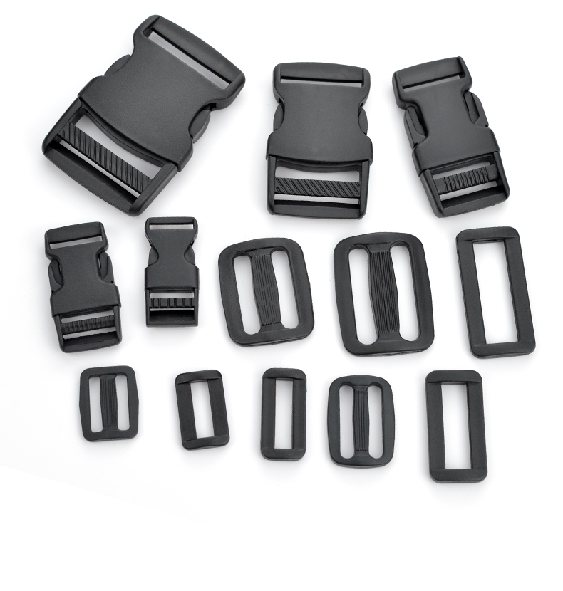 【送货上门】背包扣卡扣插扣塑料黑色书包带子扣环日字扣头盔绳扣腰包