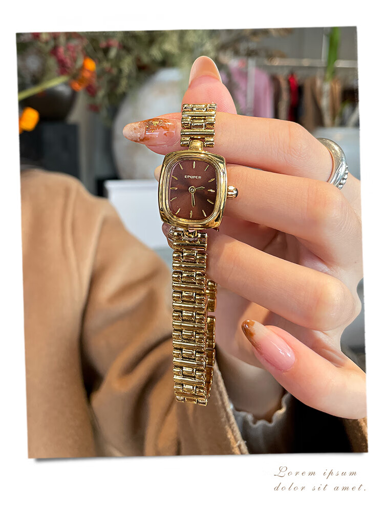 CILOA 2026 New Women's Watch, Small Gold Watch for Ladies, Light Luxury Niche Brand Top Ten Watches, Bracelet-Style Women's Wristwatch 4