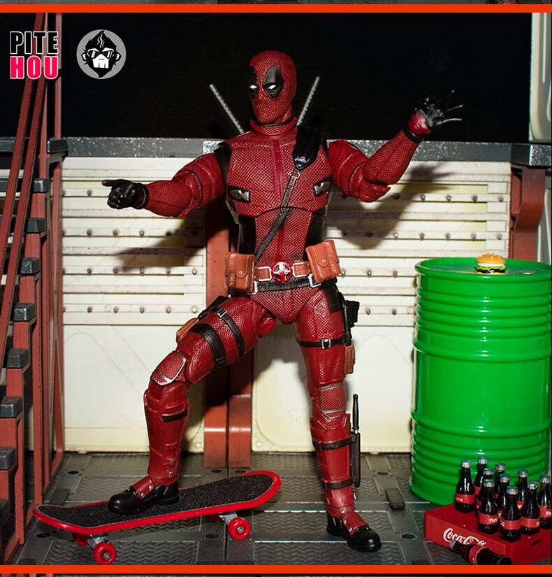 deadpool玩具关节可动人偶摆生日礼物 布衣死侍【沙发款】【图片 价格