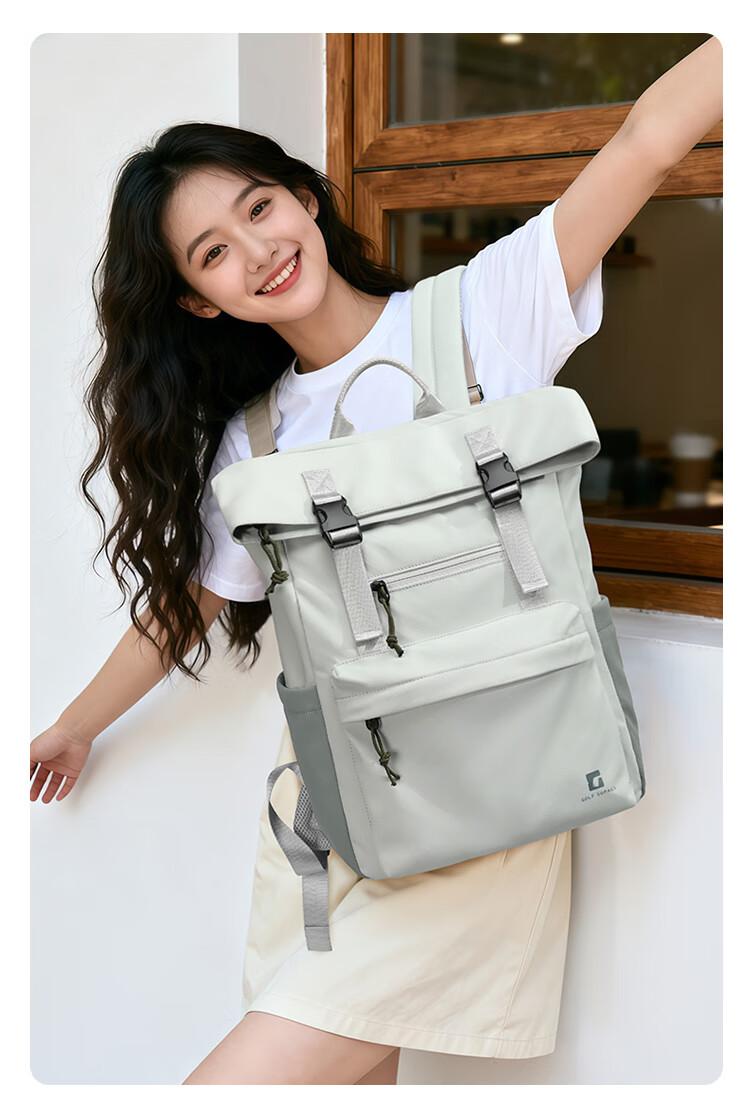 GOLF Lightweight Laptop Backpack for Men and Women, Stylish 14/16 Inch Notebook Travel Bag, Student School Bag 8