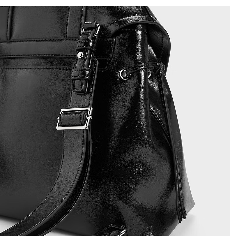 CHARLES & KEITH Large Capacity Vintage Commuter Knot Backpack CK2-60671790 Birthday Gift 14