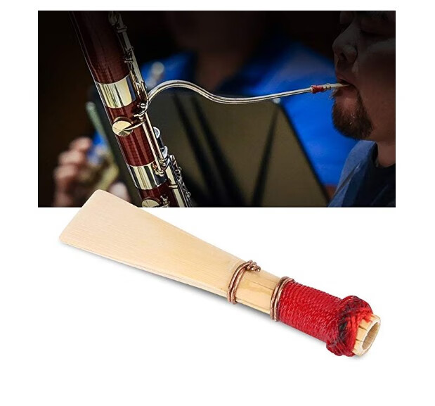 巴松哨片大管哨片巴松哨子大管哨子嘴子乐器配件巴松大管哨片红线5支