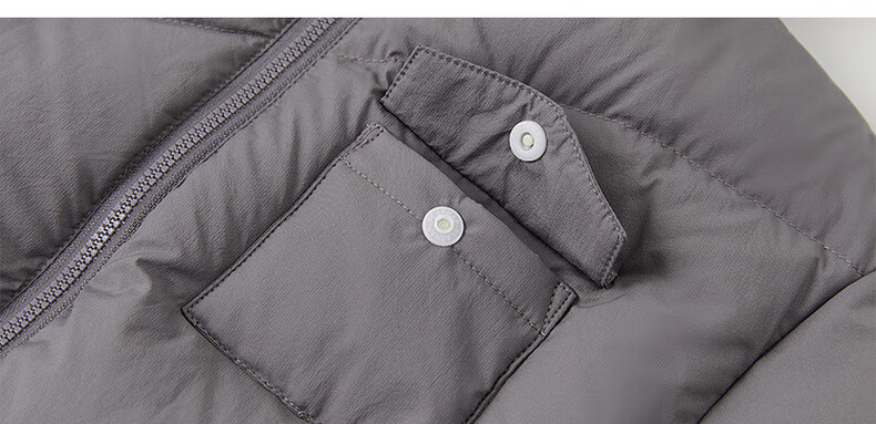 Papapapa Winter New Kids Super Puffy Down Jacket Boys Girls Warm Heat-Retaining Coat Gray 130 12