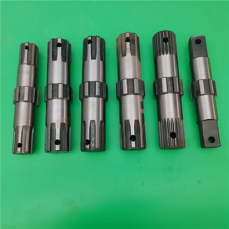 花键轴旋耕机加粗通用传动花键接盘旋耕机配件 加粗豪丰长310孔距235