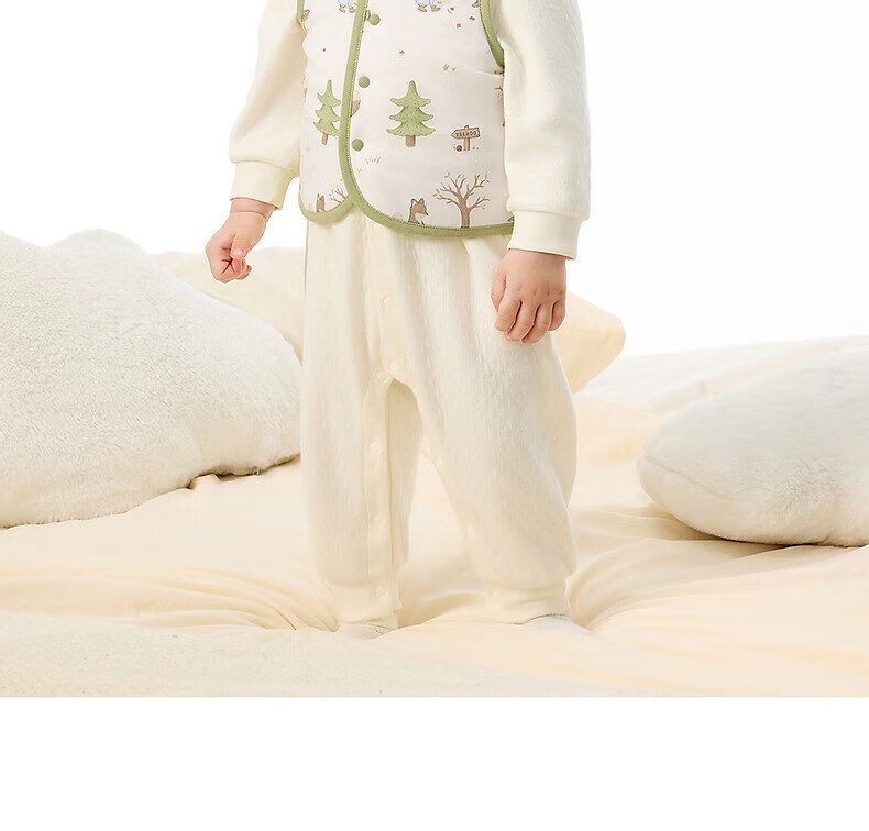 YEEHOO Unisex Toddler Baby Vest Autumn Winter Cotton-Padded Warm Waistcoat Infant Base Layer Outerwear Sleeveless Jacket Top 2