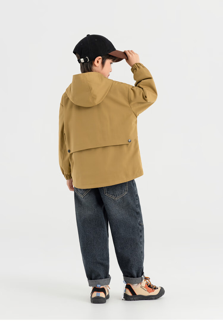 Duoduo Family 2026 Spring Autumn Kids Hiking Jacket Outdoor Warm Thin Fleece Water-Repellent Hooded Windproof Coat for Boys 23