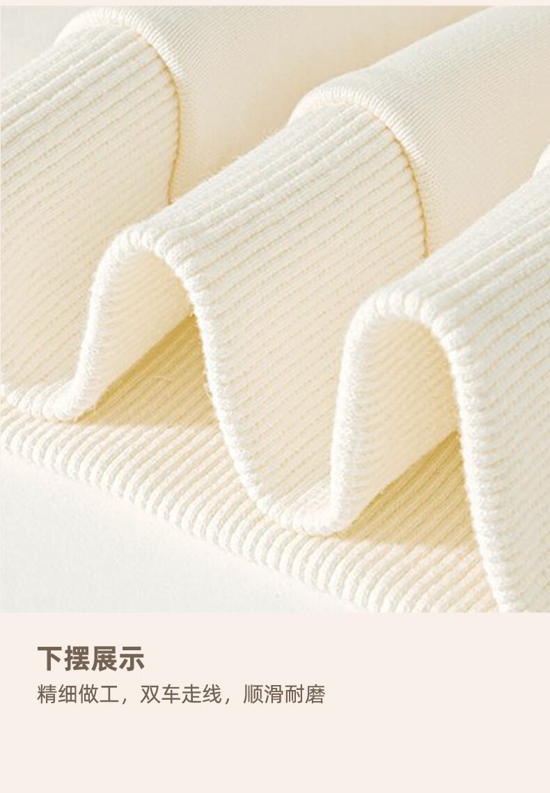 Baleno Fleece-Lined Crewneck Pullover Sweatshirt Women 2025 Autumn Winter New Solid Color Loose Warm Long Sleeve Top Without Hood 12