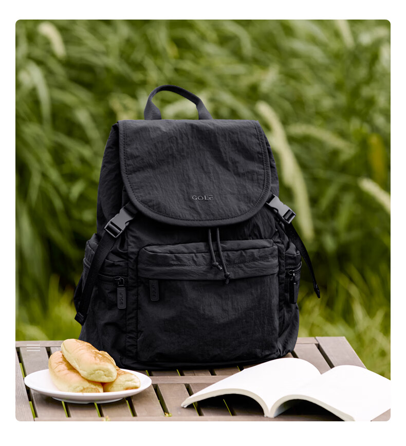 GOLF Women's Outdoor Lightweight Backpack 15-inch Laptop Bag Student School Bag Water-Resistant Travel Backpack 28