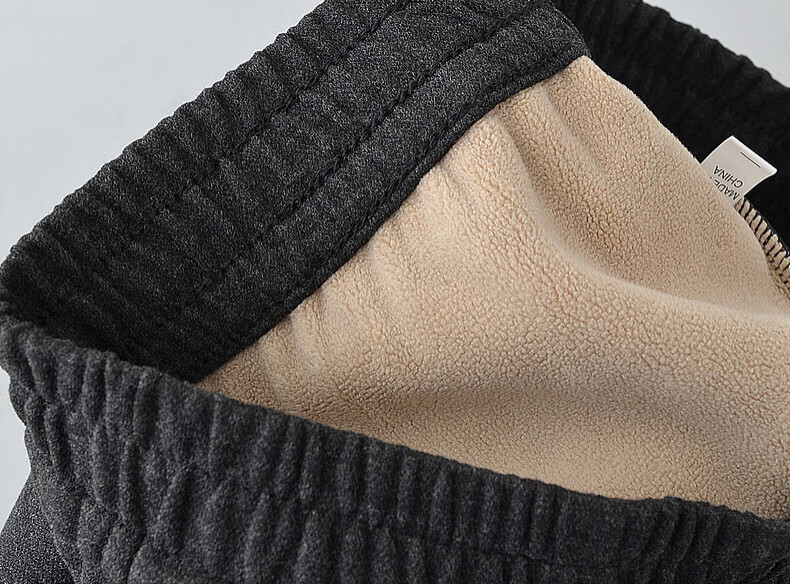 Yalu Middle-Aged and Elderly Women's Autumn Casual Pants Grandma New Mom Pants Winter Fleece-Lined Straight Sweatpants Elderly Long Pants 6
