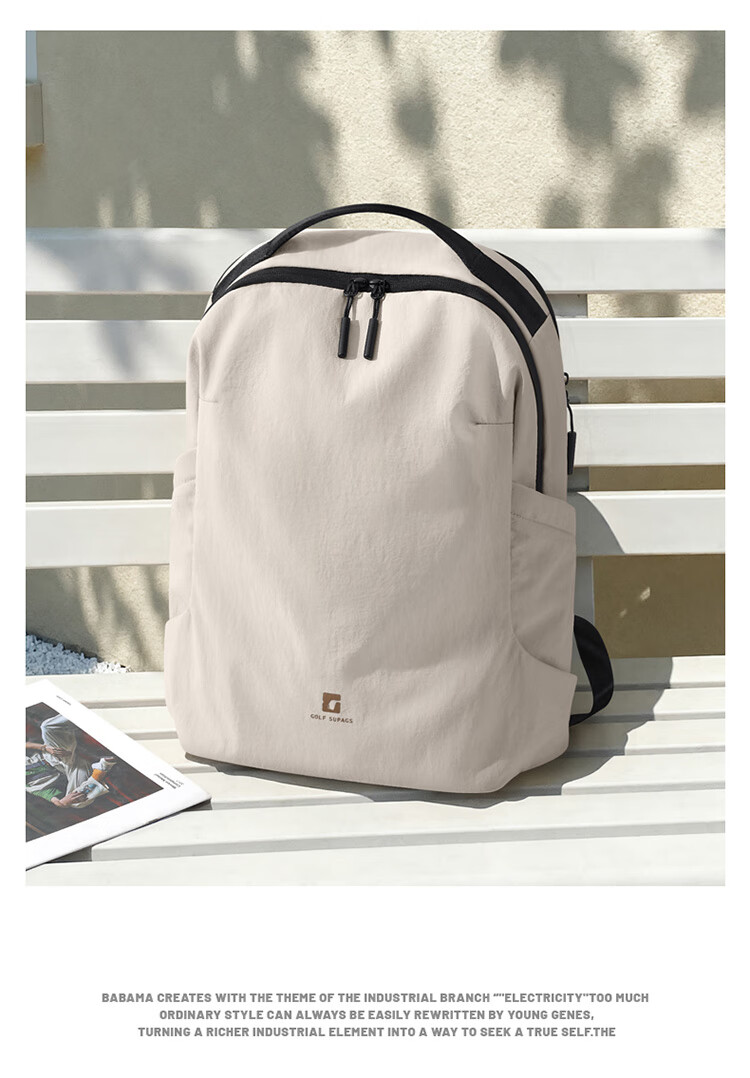GOLF Unisex Lightweight 16-inch Laptop Backpack Travel Business Student Casual Sports Bag 10