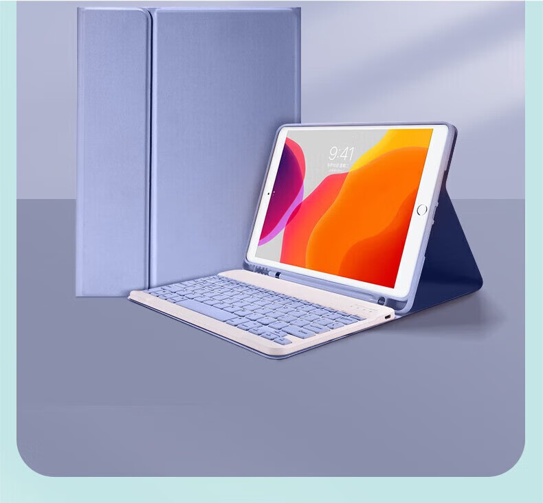 Soyin Apple iPad Pro Keyboard Protective Case 11-inch Magic Keyboard Mouse Set 2022/21/20/18 Models Tablet Stand Bluetooth External with Stylus Pen 20