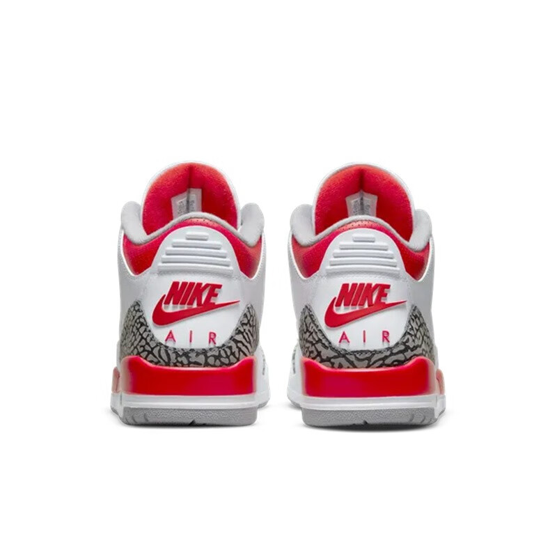 nike耐克男鞋 air jordan 3 retro aj3火焰红复古运动篮球鞋 dn3707