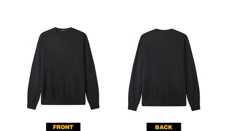 CABBEEN 100% Combed Cotton Men's Long Sleeve Logo Embroidered High-Frequency Winter Simple Base Shirt 4