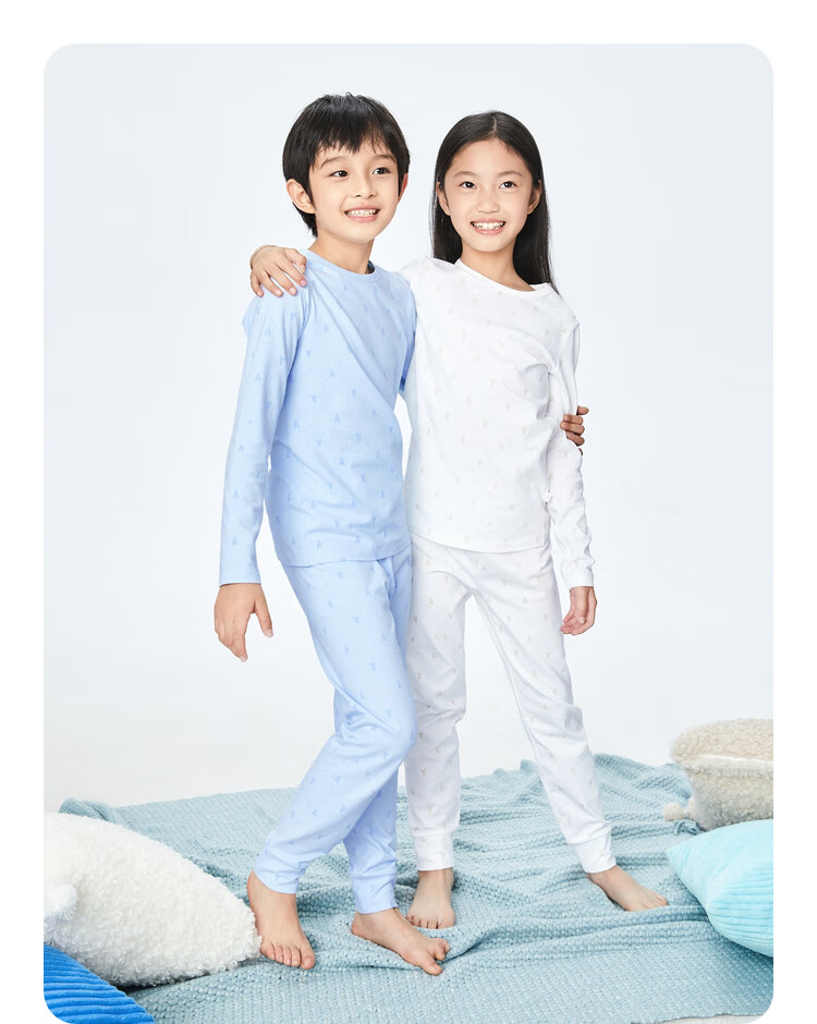 Annil Kids Boys and Girls Textured Printed Autumn Shirt and Pants Set 2025 New Pink White Floral 120 4