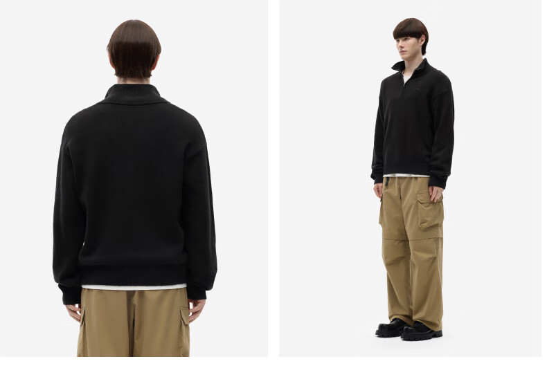 Bananain Repi502++ Unisex Thermal Half-Zip Pullover Sweater Autumn Winter Warm Base Layer Long Sleeve Top 7