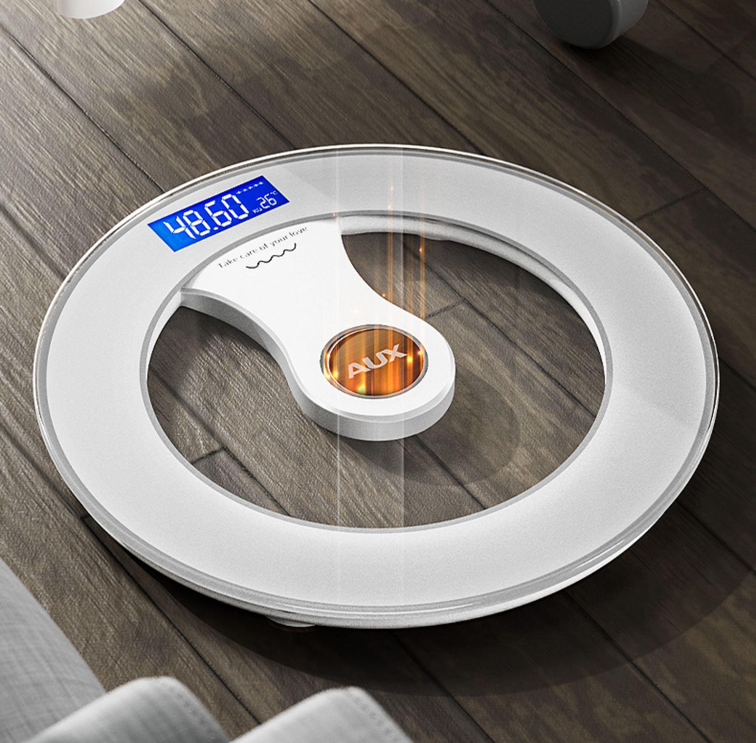 华为huawei适用体脂秤智能精准家用充电体重秤健身小型耐用健康宿舍测