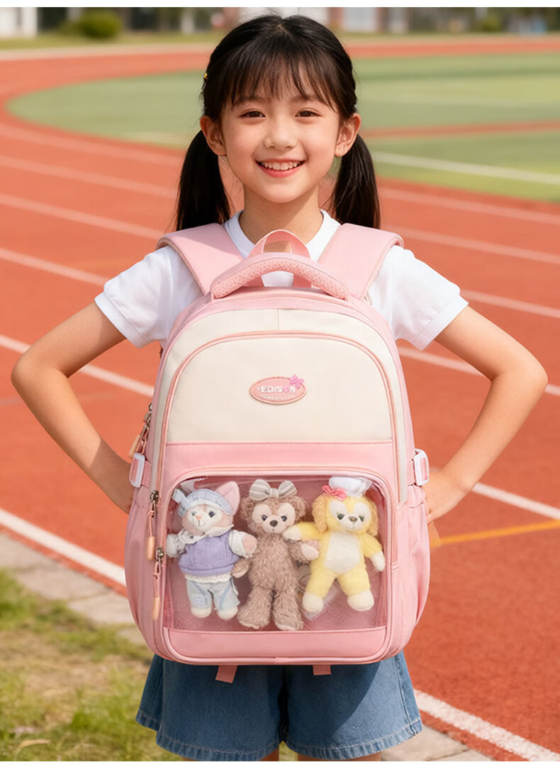Edison Inventor Middle School Backpack with Spine Protection for Boys And Girls, High School Students, Anime-Style Trendy Backpack 2564-3 Light Blue 18