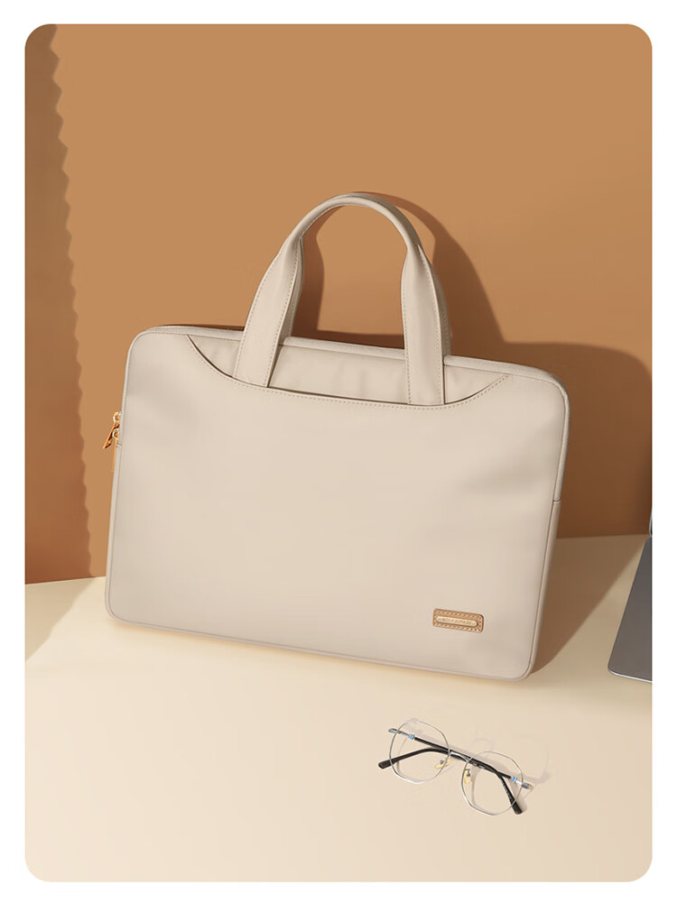GOLF Lightweight Business Laptop Bag Women's 14-Inch Briefcase Commuter Tote with Hidden Handle Sleeve 27