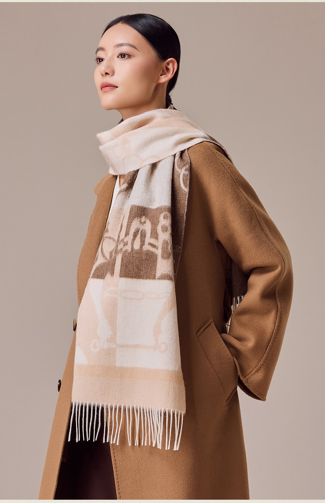Shanghai Story 100% Cashmere Scarf for Women Autumn Winter New Extended Shawl Gift Box Mother's Day Birthday Gift for Mom 7