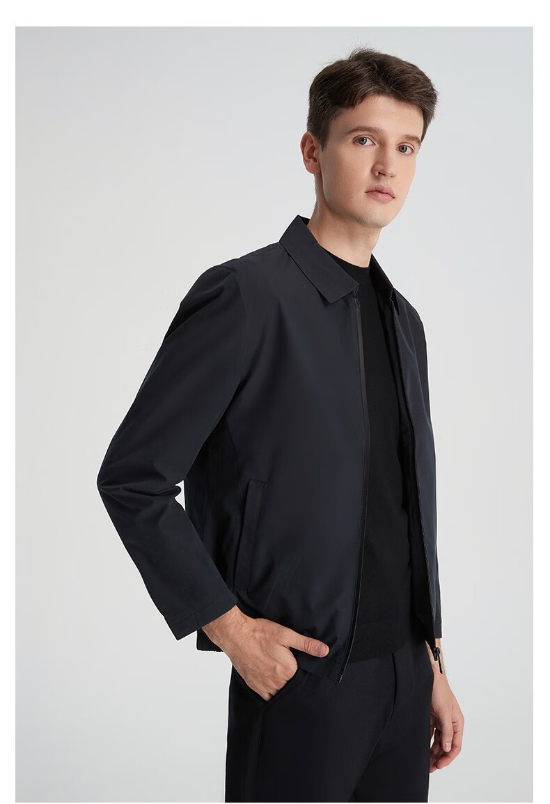 澳林丹顿(orrdt)夹克 奢侈品男装22秋冬新款 商务休闲男士翻领外套上