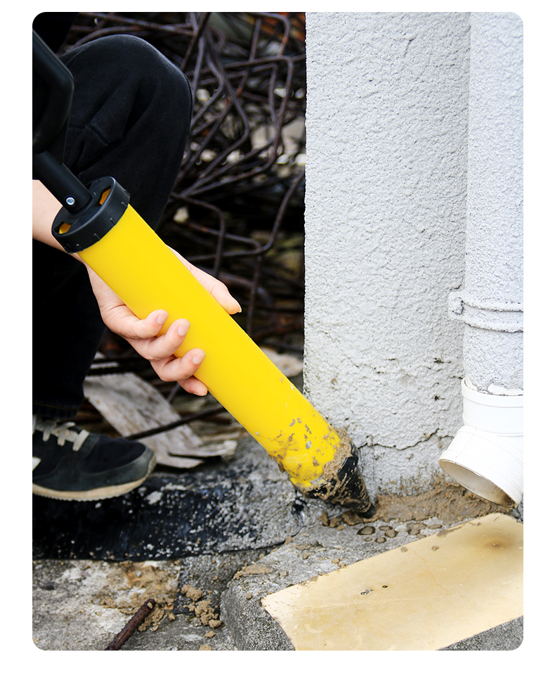 缝神器水泥枪注浆手工填缝枪 水泥填缝枪【塑料扁口】 -皮圈1个【图片