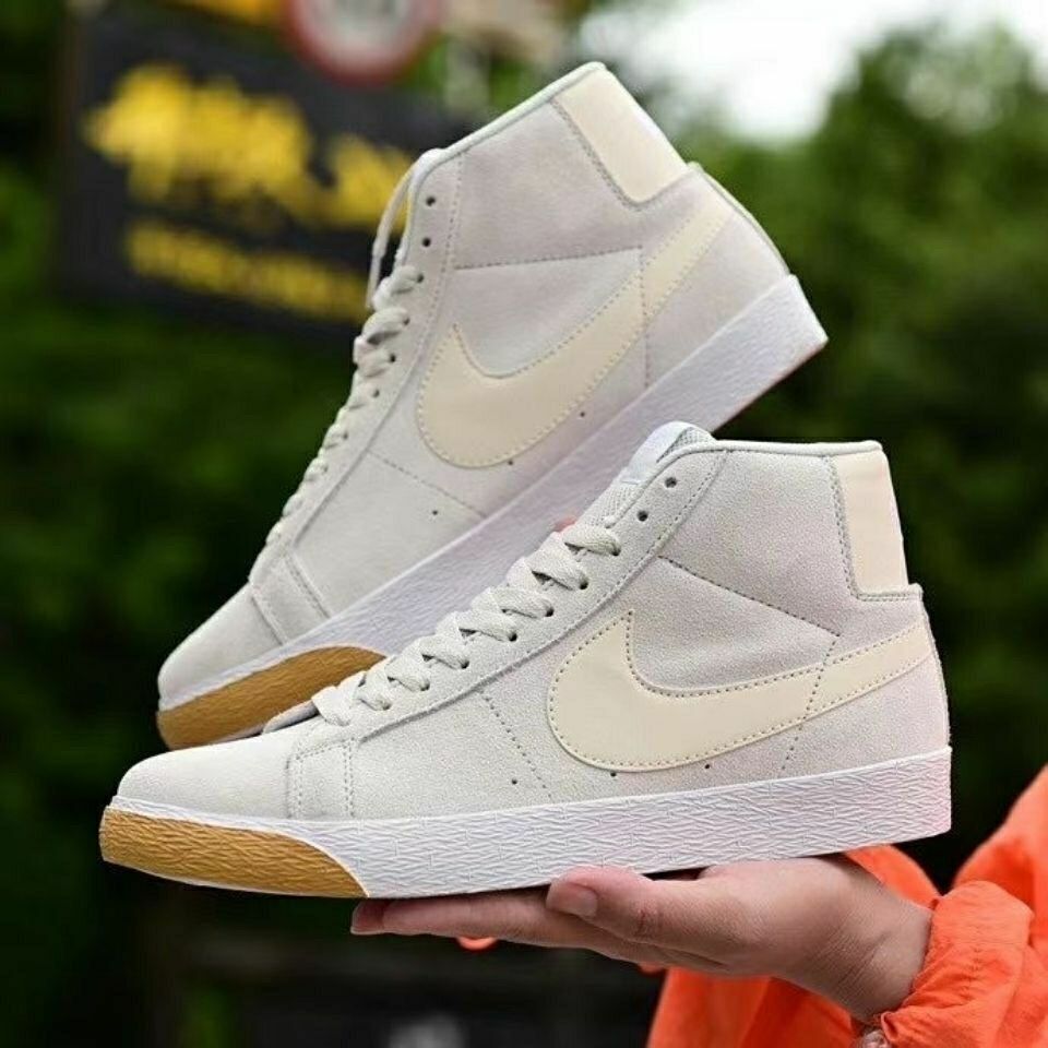 【旗舰官方店】aj开拓者板鞋blazer男鞋女鞋复古高帮板鞋王一博同款sb