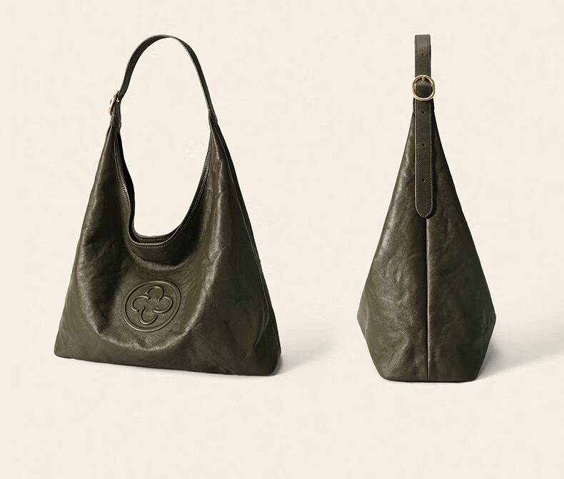 CASSILE [Celebrity Style] Cassile Tote Bag for Women, Vegetable-Tanned Leather, Large Capacity Hobo Bag, 520 Gift 33