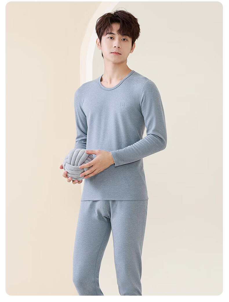 Yalu Youth Thermal Underwear Set for Boys, Middle and High School Students, Winter Innerwear, Autumn Long Johns 5
