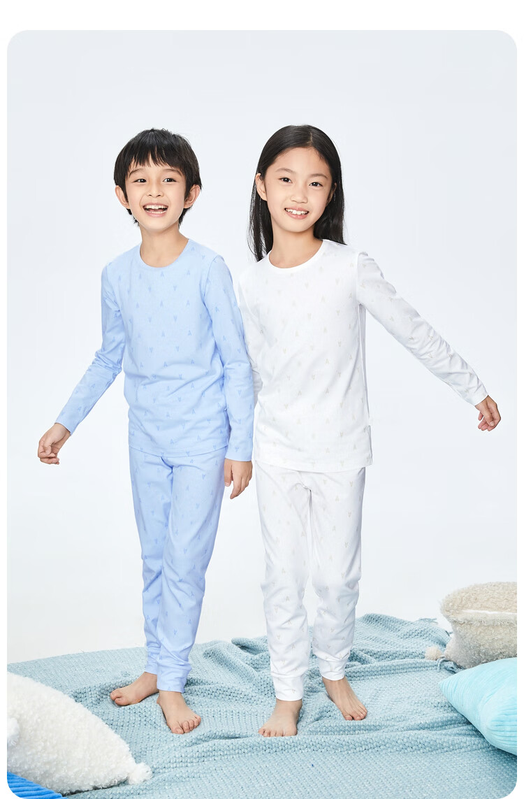 Annil Kids Boys and Girls Textured Printed Autumn Shirt and Pants Set 2025 New Pink White Floral 120 3