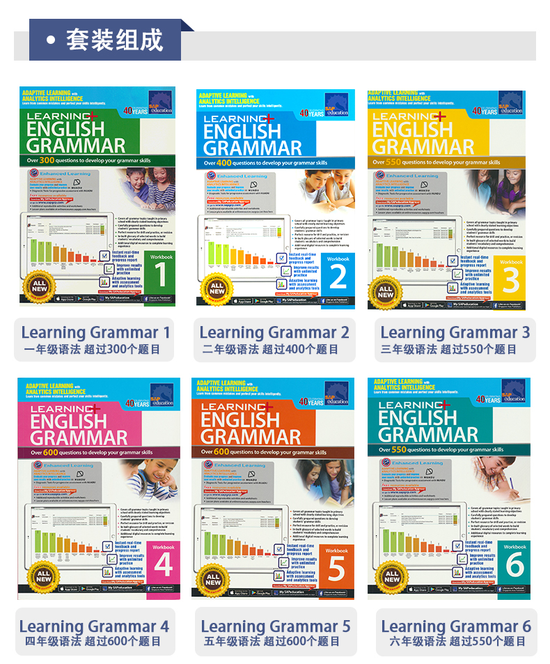 图片[5]-SAP Learning Grammar新加坡新亚语法6本高清扫描PDF-油桃圈