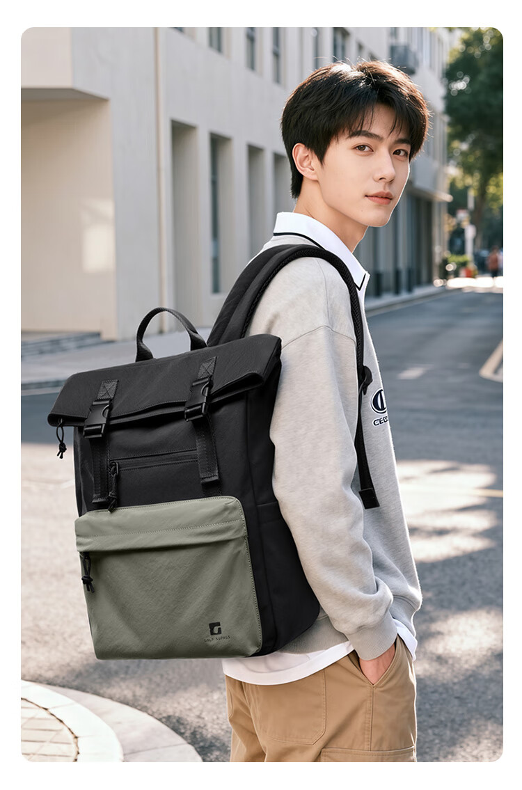 GOLF Lightweight Laptop Backpack for Men and Women, Stylish 14/16 Inch Notebook Travel Bag, Student School Bag 5