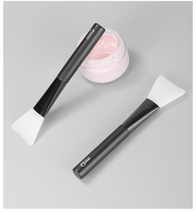 MSQ Silicone Face Mask Brush for Applying Facial Masks, Sake Lees Spa Mud Mask Makeup Tool 12