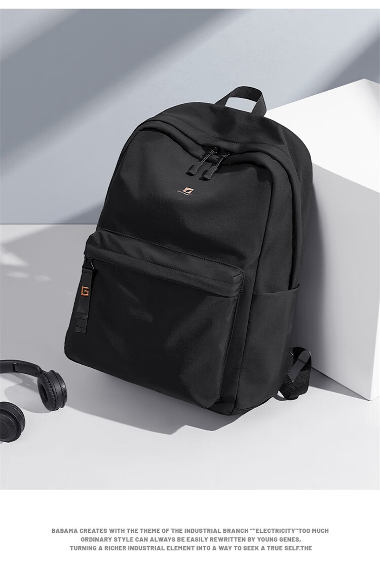 GOLF Trendy Lightweight Men's 14-inch Laptop Backpack Casual Travel School Bag for College Students 5