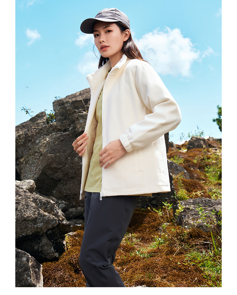 Panda Companion Women's Down Jacket Fleece Coat Autumn Winter 2025 New Thickened Plush Lining Granule Fleece Sweatshirt 3