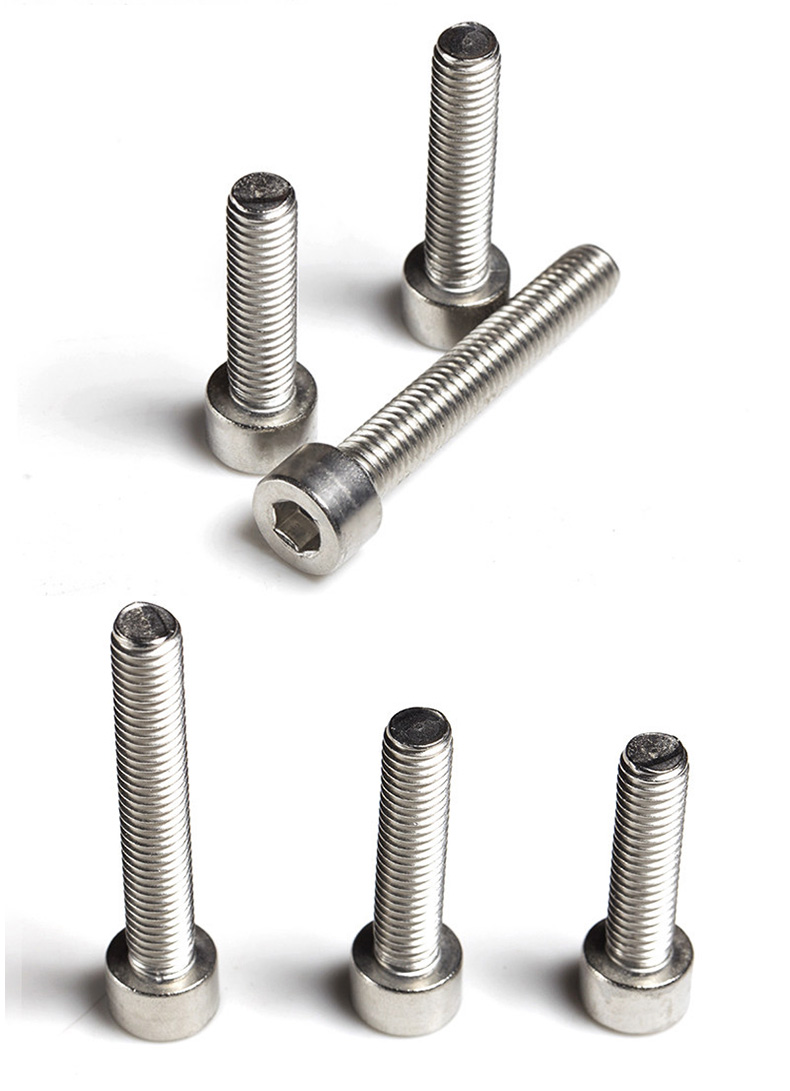 6m2m3m4m5m6m8 304不锈钢光滑内六角螺丝钉内六角螺栓螺钉国标gb70.